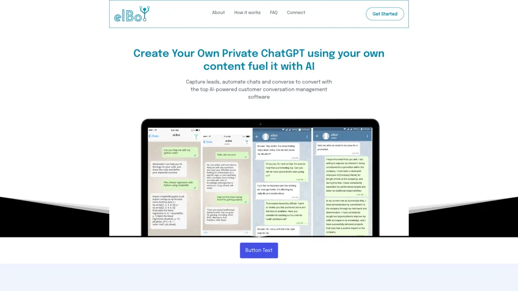 ElBot 官网截图