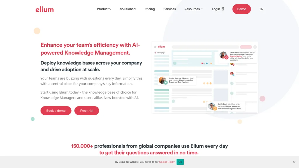 Elium.com 官网截图