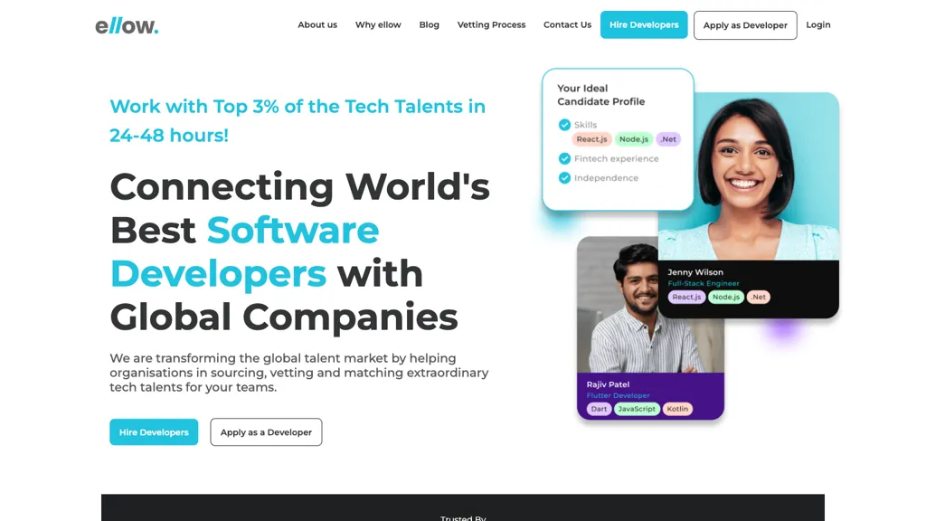 ellow talent marketplaces 工具截图