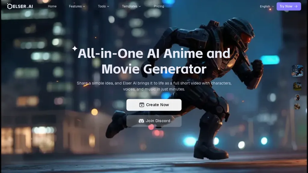 Elser AI 官网截图