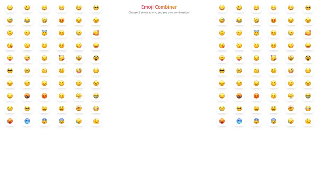 Emoji Combiner 官网截图
