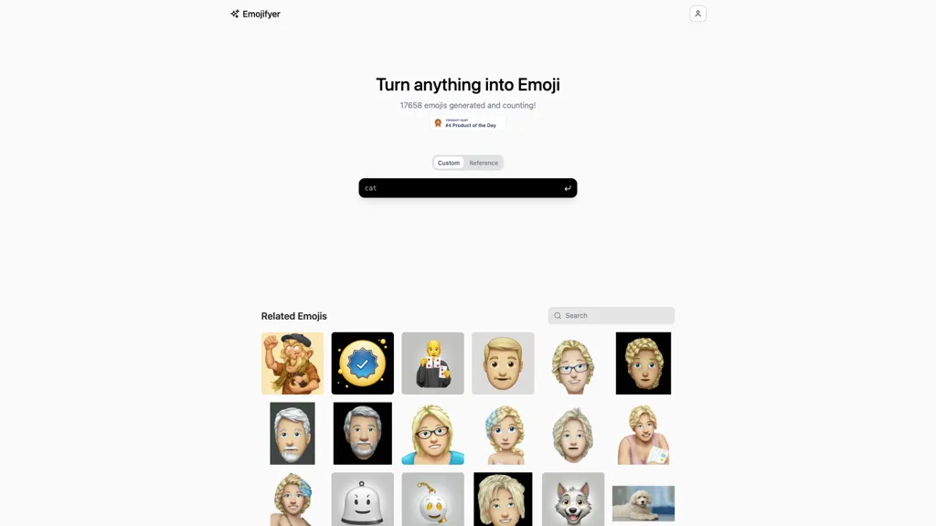 Emojifyer 官网截图