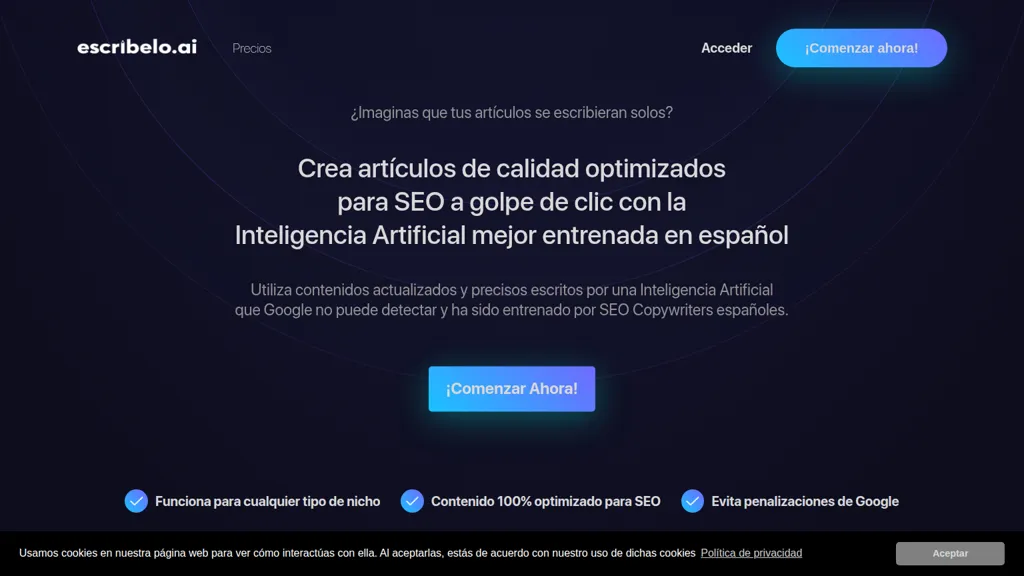 Escríbelo 官网截图