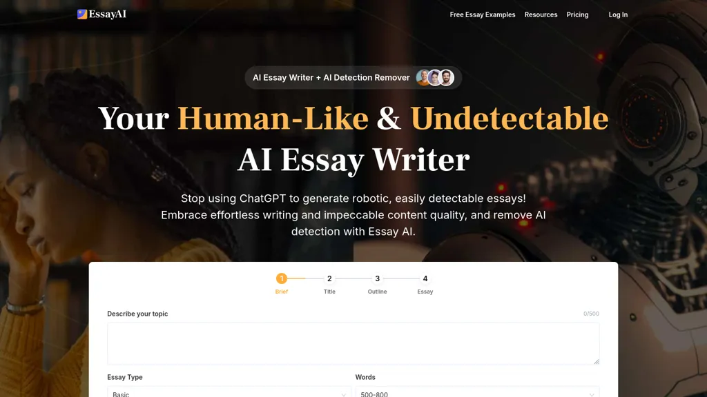 EssayAI.ai 工具截图