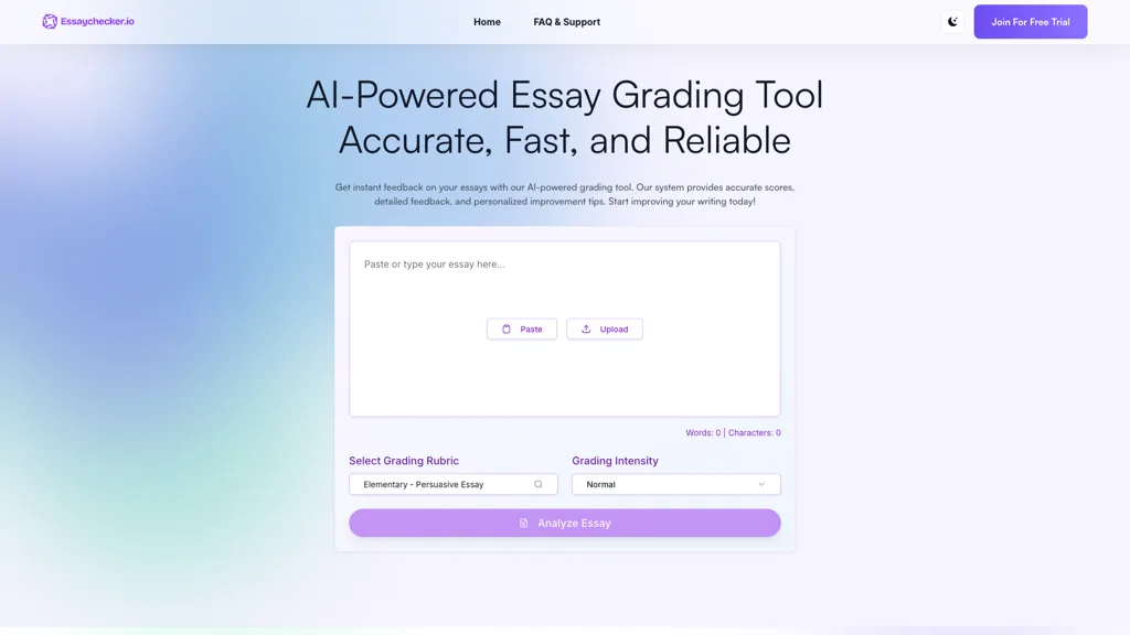 EssayChecker.io 官网截图