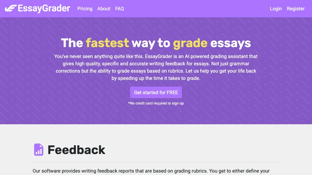 EssayGrader 官网截图