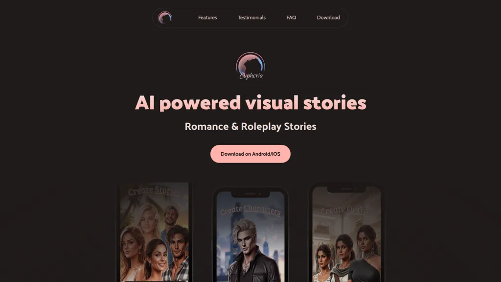 Euphoria Stories 官网截图