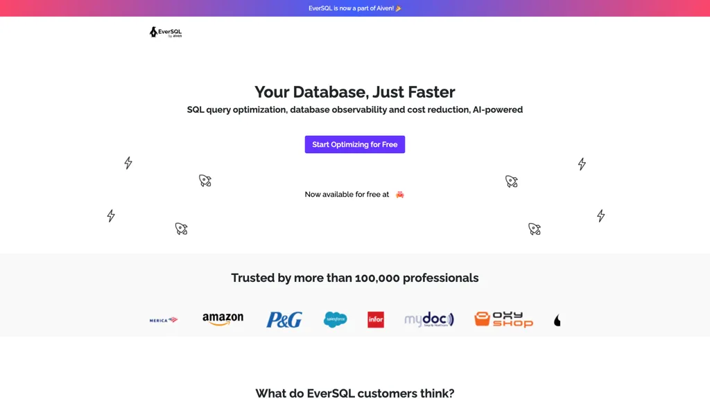 EverSQL 官网截图
