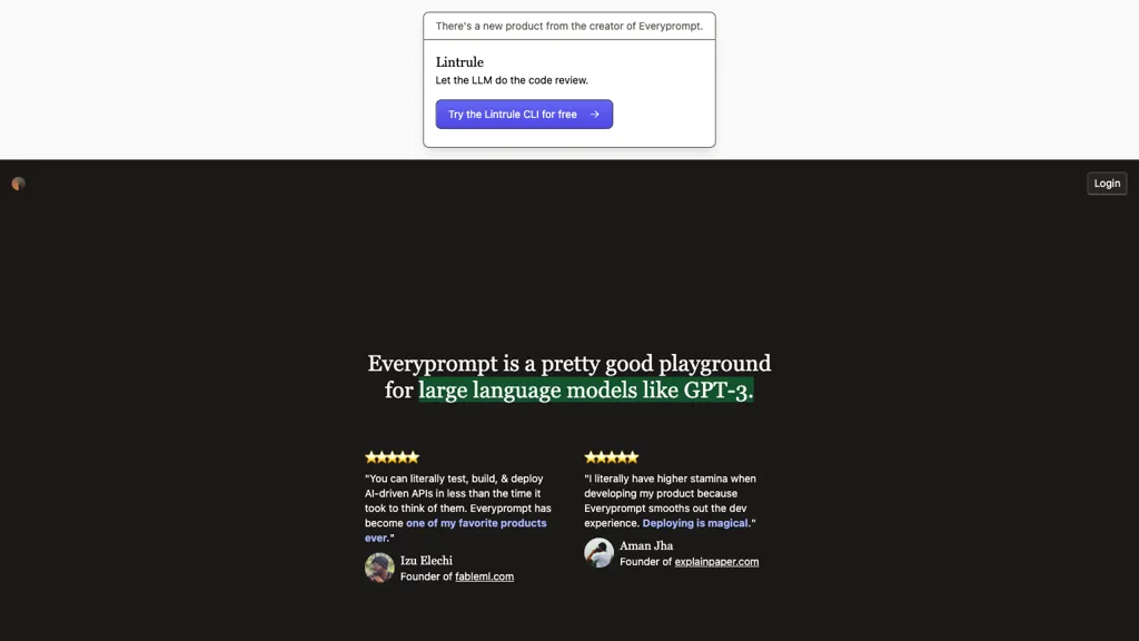 Everyprompt 官网截图
