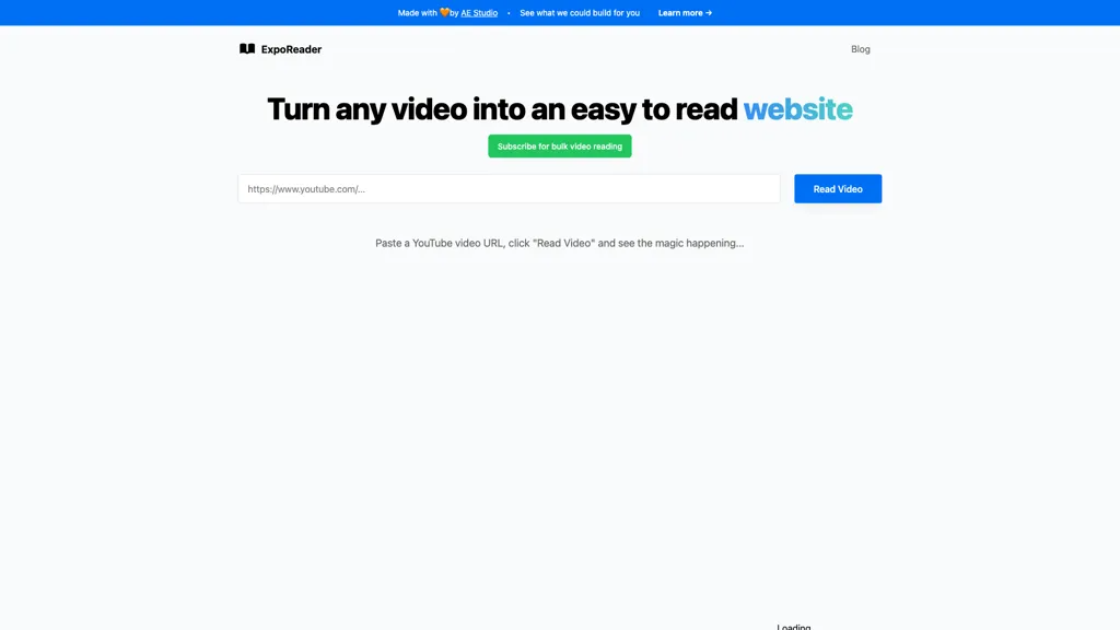 ExpoReader 官网截图
