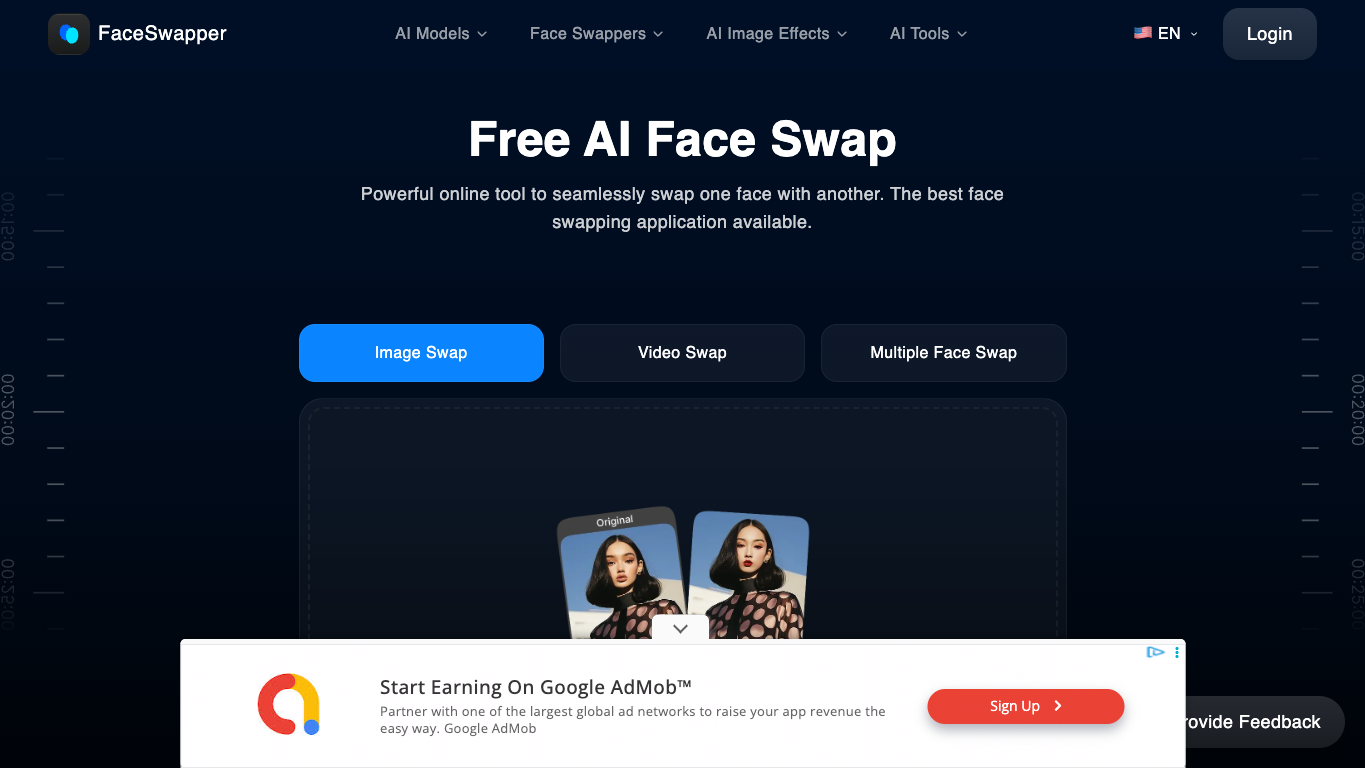 Face Swapper AI 工具截图