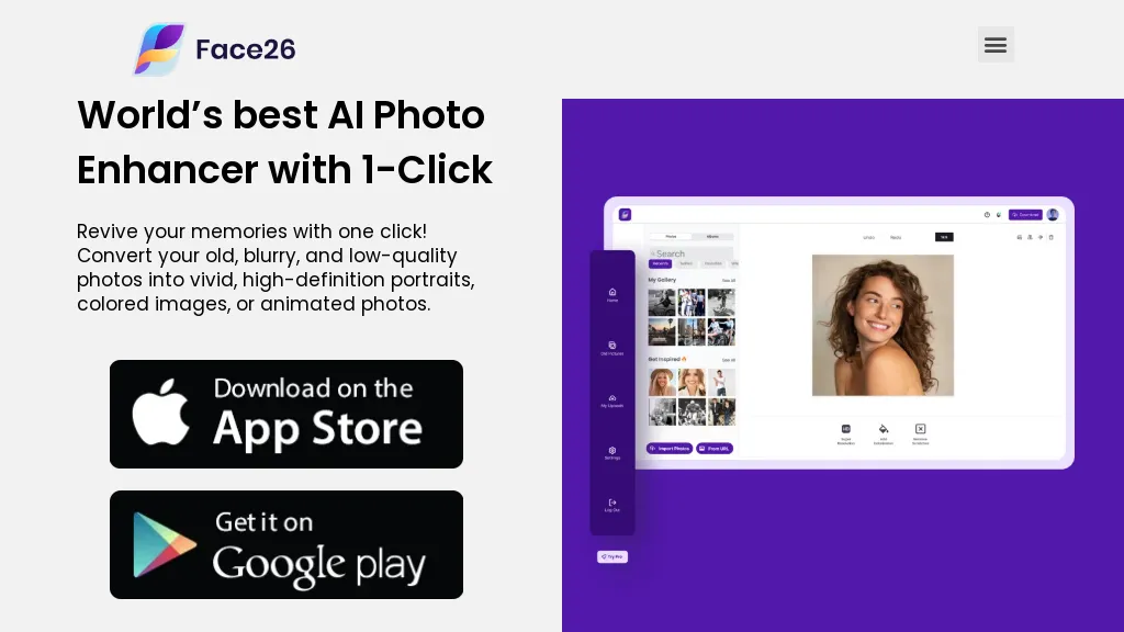 Face26.com 官网截图