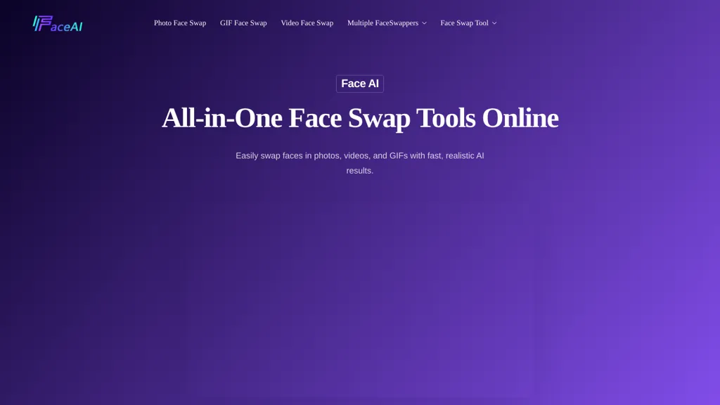 FaceAI.art 官网截图