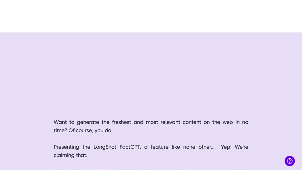 FactGPT 官网截图