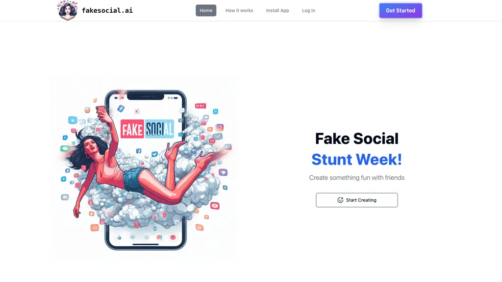 Fake Social 官网截图