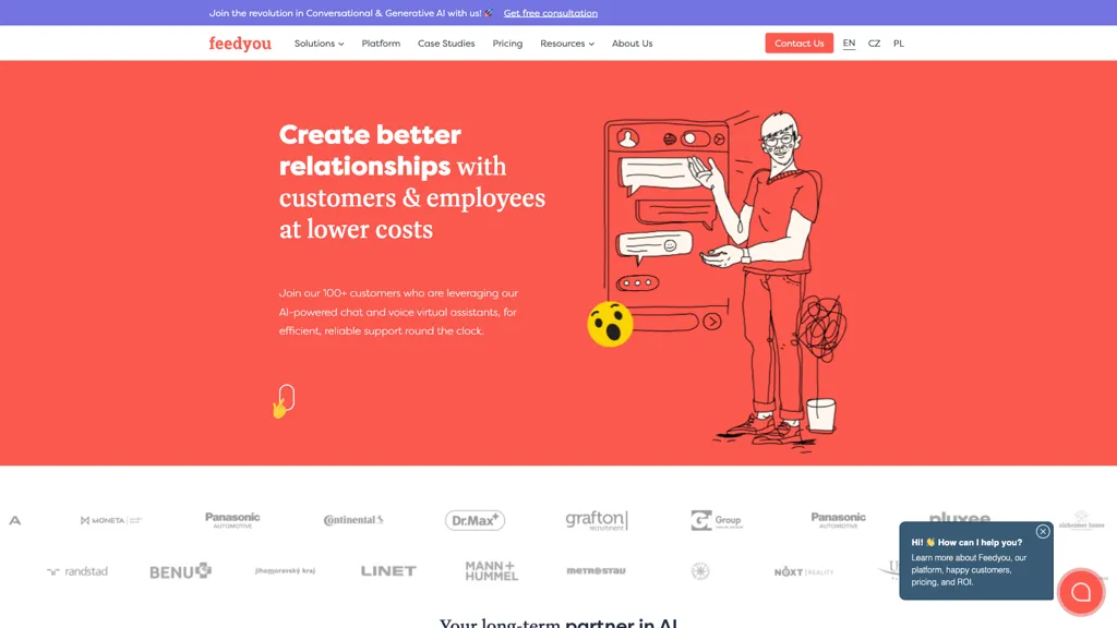 Feedyou.ai 官网截图