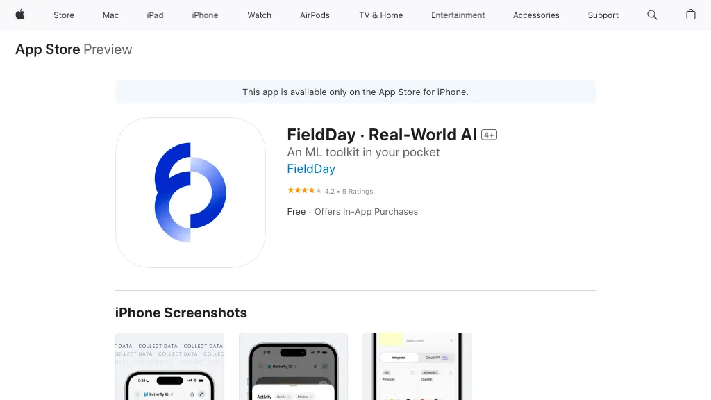 FieldDay 官网截图