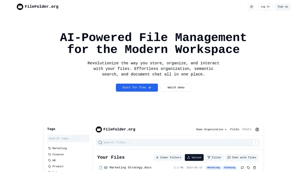 FileFolder 官网截图
