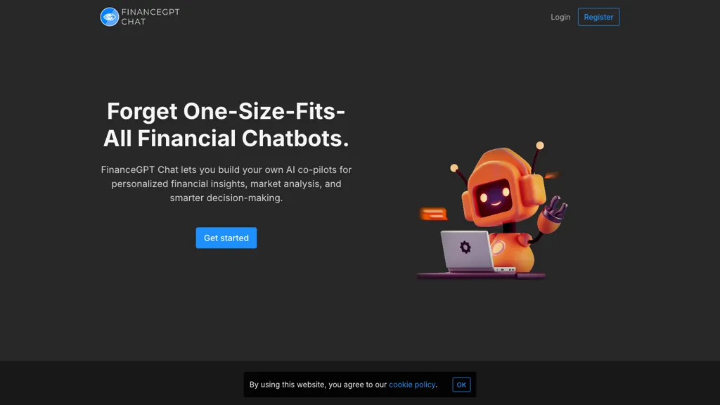 FinanceGPT Chat 官网截图
