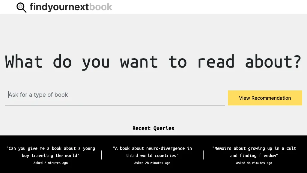 Find Your Next Book 工具截图