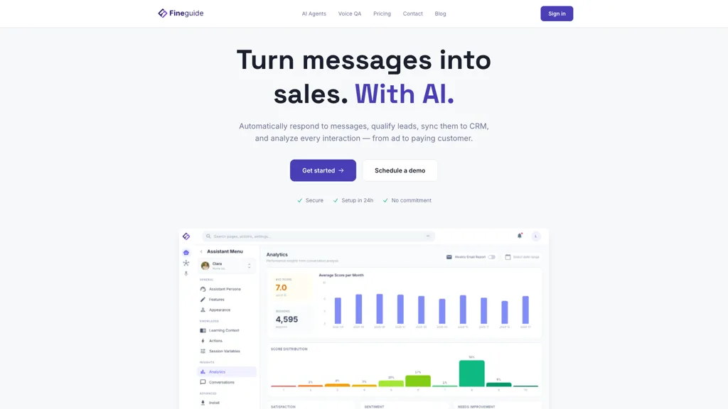 Fineguide.ai 工具截图