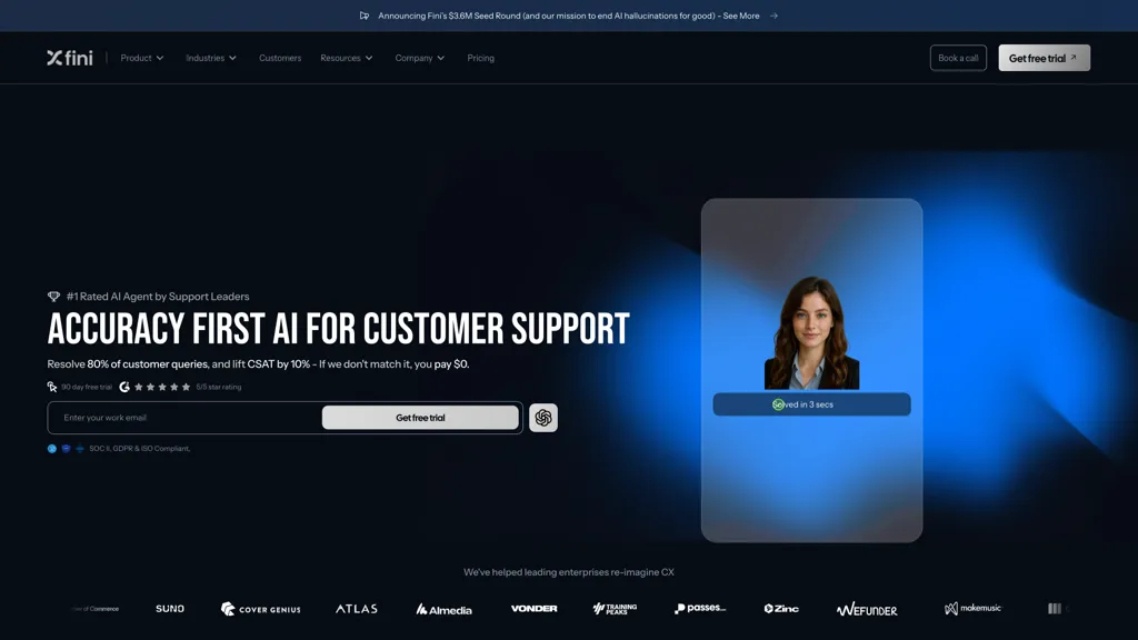 Fini 官网截图