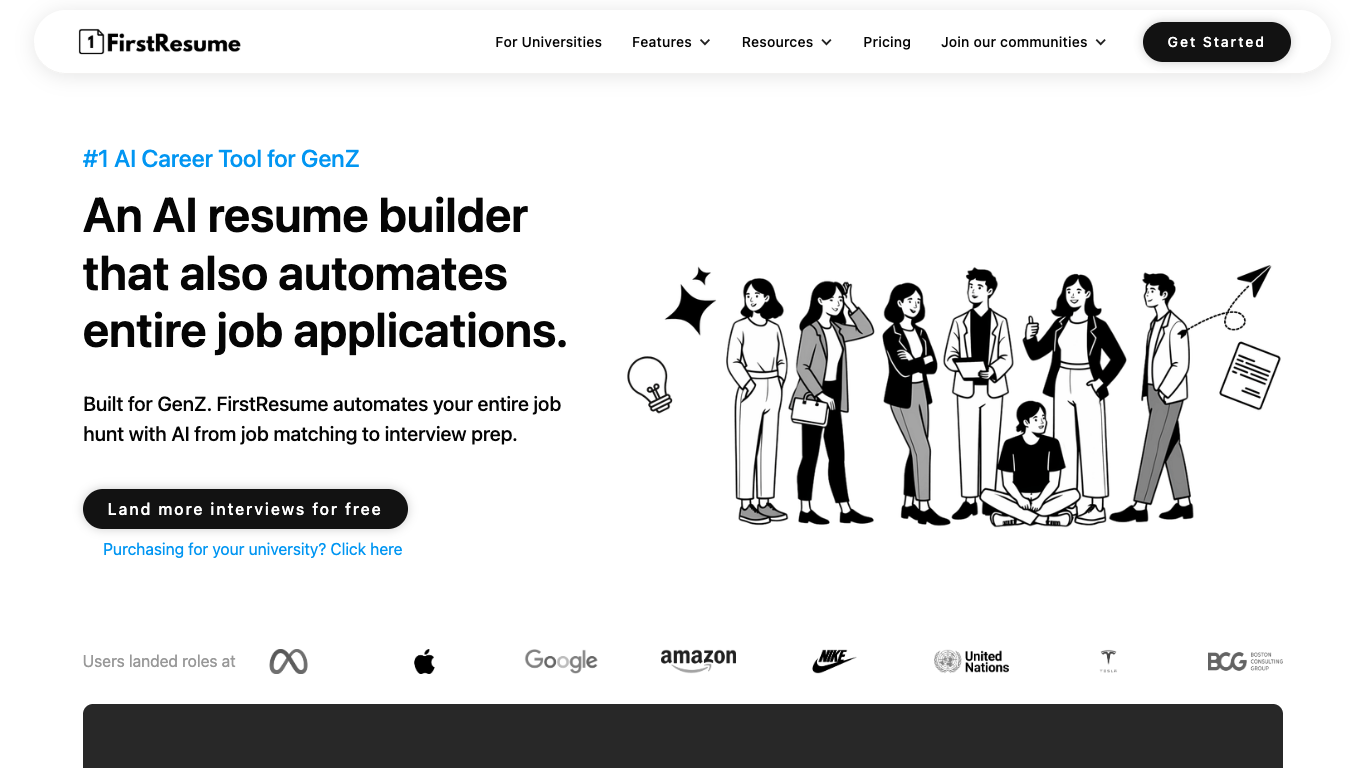 FirstResume 工具截图