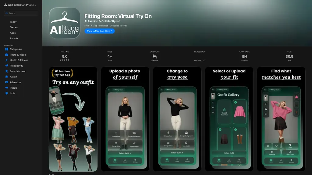 Fitting Room 官网截图