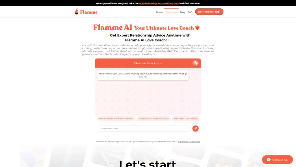 Flamme AI 工具截图