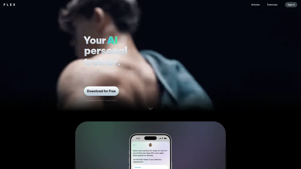 Flex Fitness 官网截图