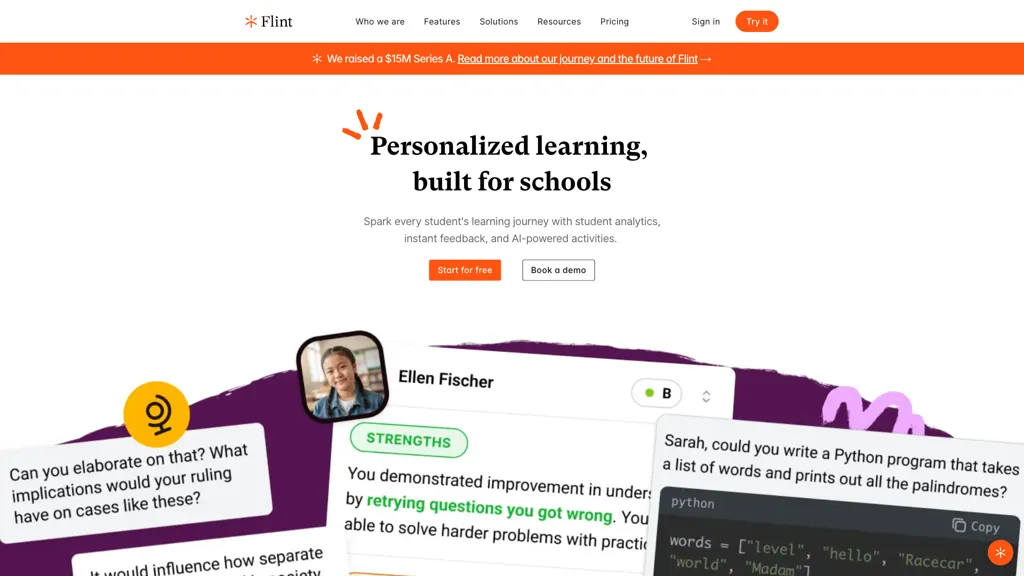 Flint AI 工具截图