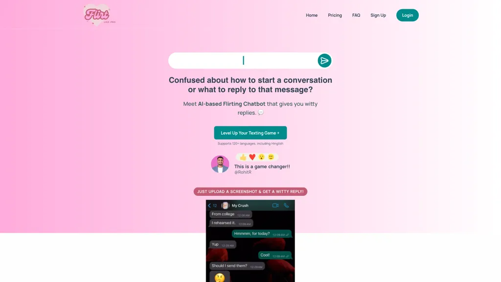 Flirt Like Pro 官网截图