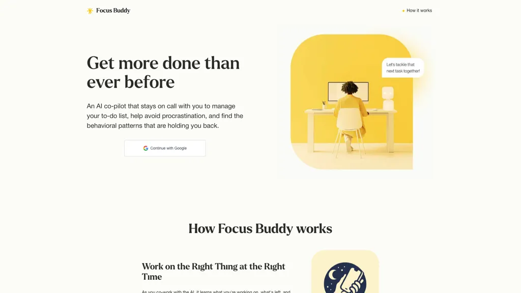Focus Buddy 工具截图