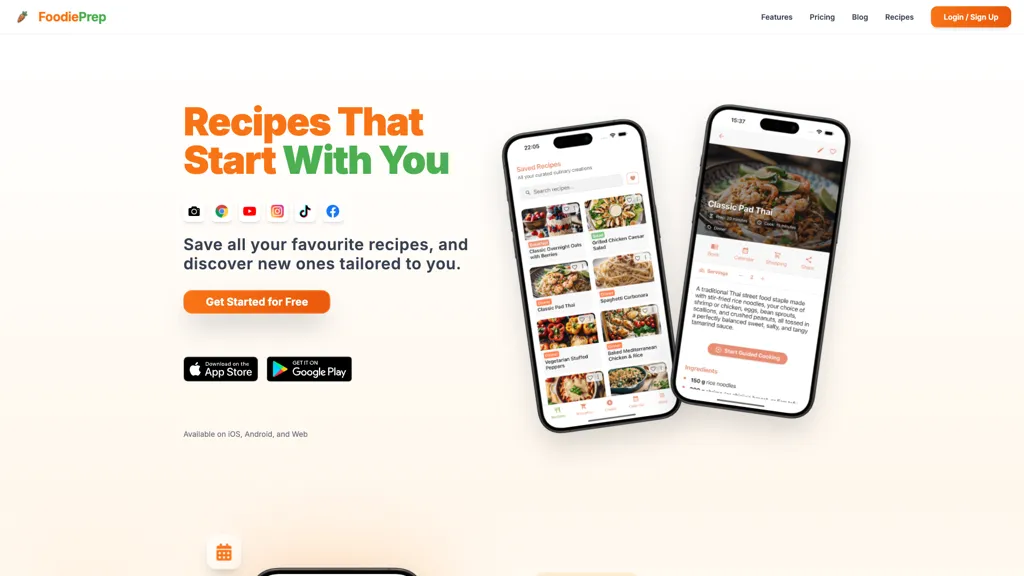 FoodiePrep 工具截图