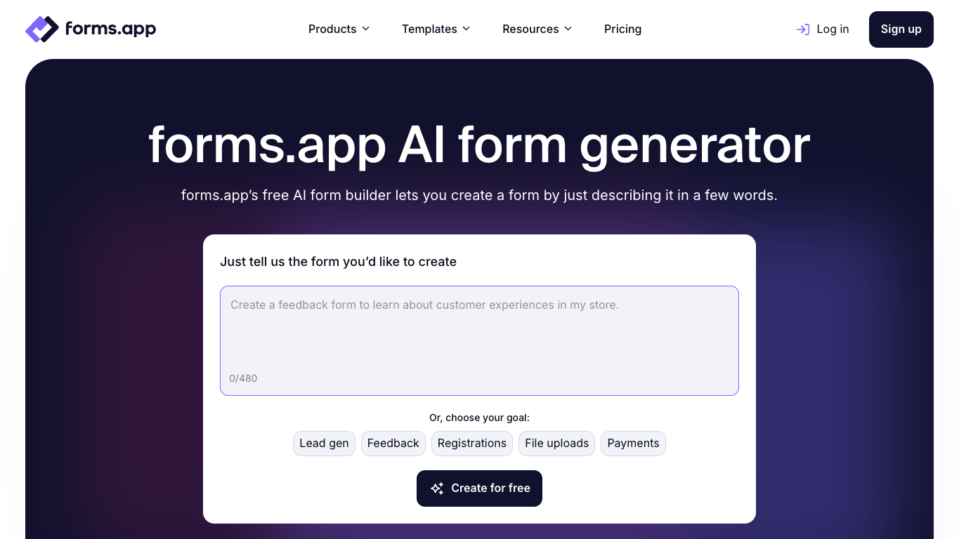Forms.app 工具截图