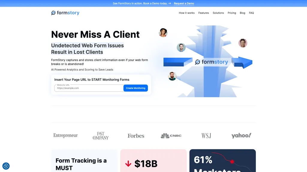 FormStory io 官网截图