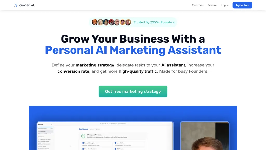FounderPal.AI 官网截图