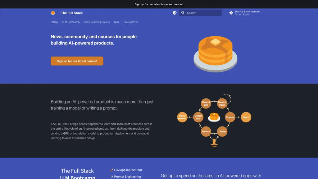 fullstackdeeplearning.com 工具截图
