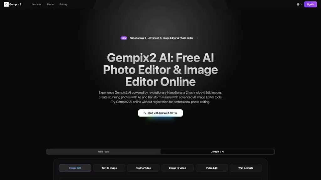 Gempix2ai.ai 官网截图