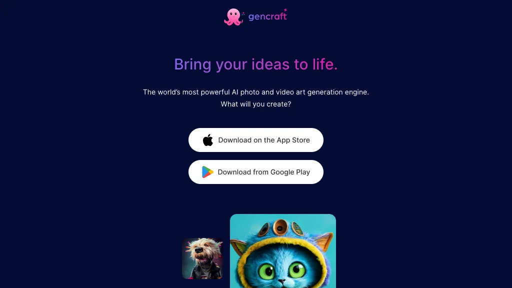 Gencraft 工具截图