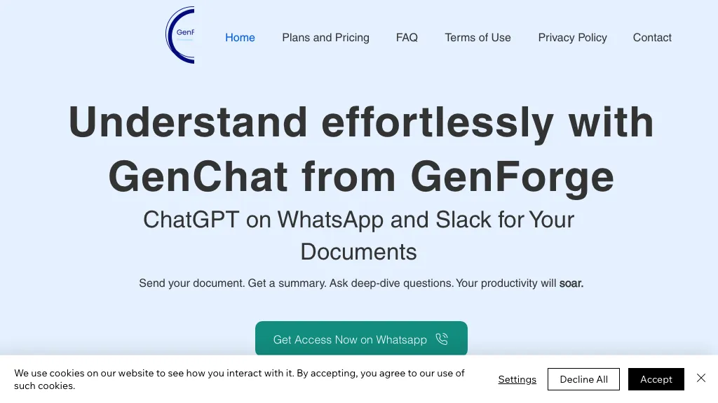 GenForge 官网截图