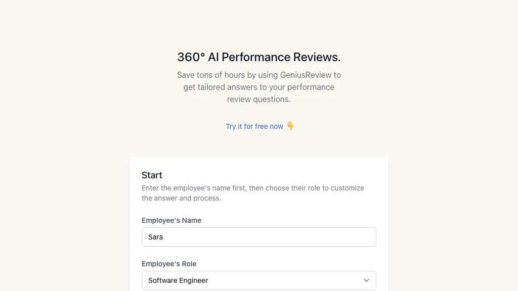 GeniusReview 官网截图