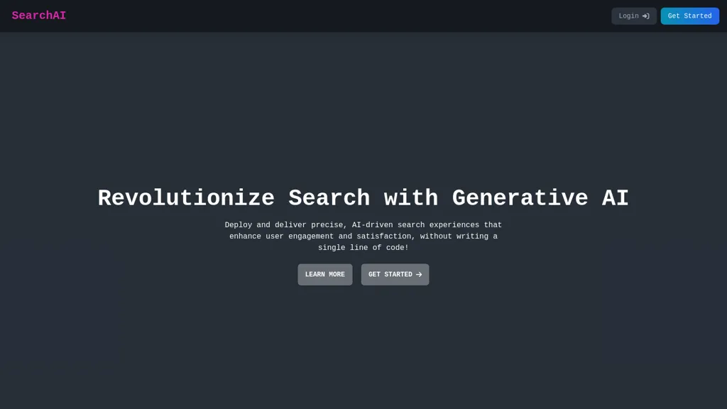 Gensearch 官网截图
