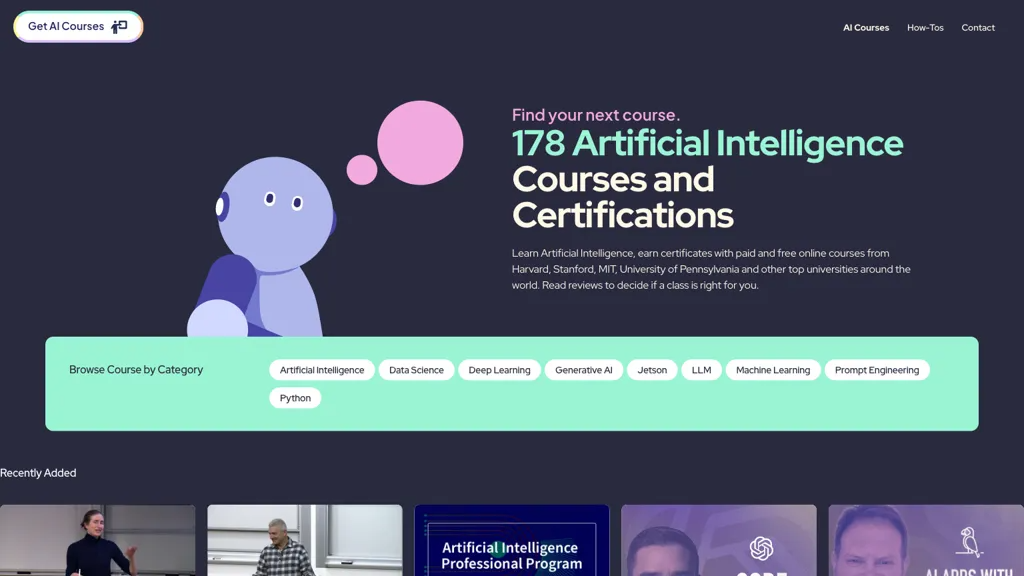 Get ai courses 工具截图