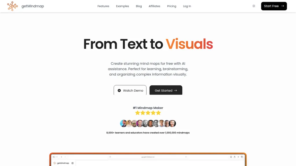 getMindmap 工具截图