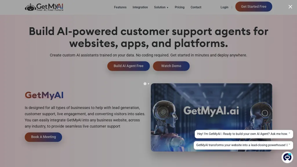 GetMyAI 官网截图