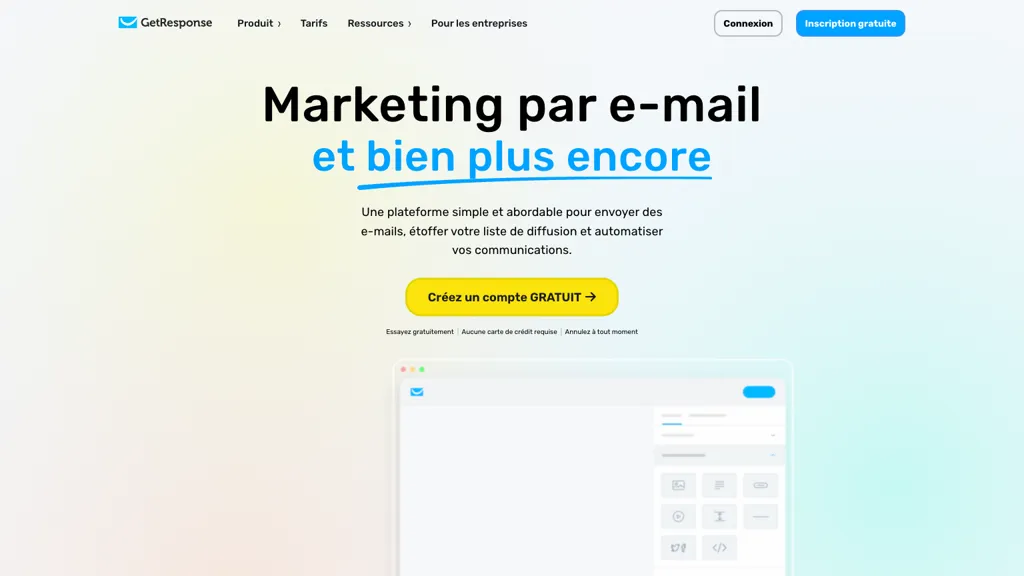 getresponse.fr 工具截图