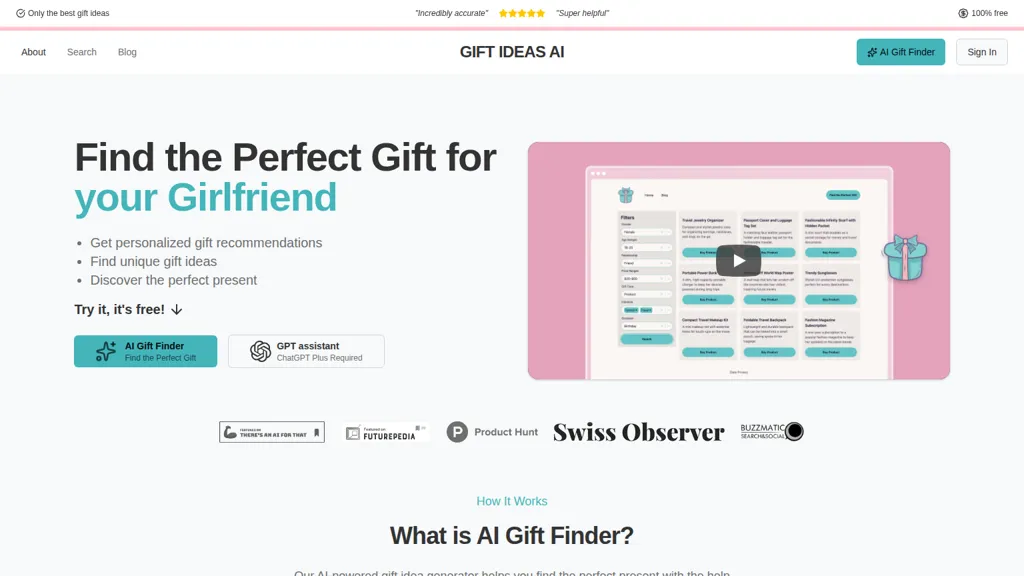 giftideasai.com 官网截图
