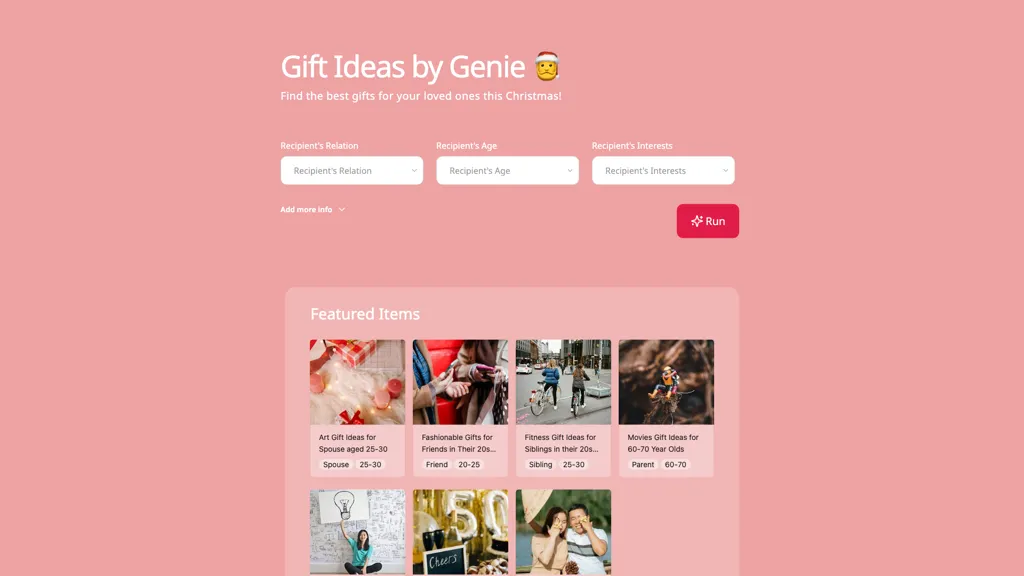 Gifts Genie 工具截图