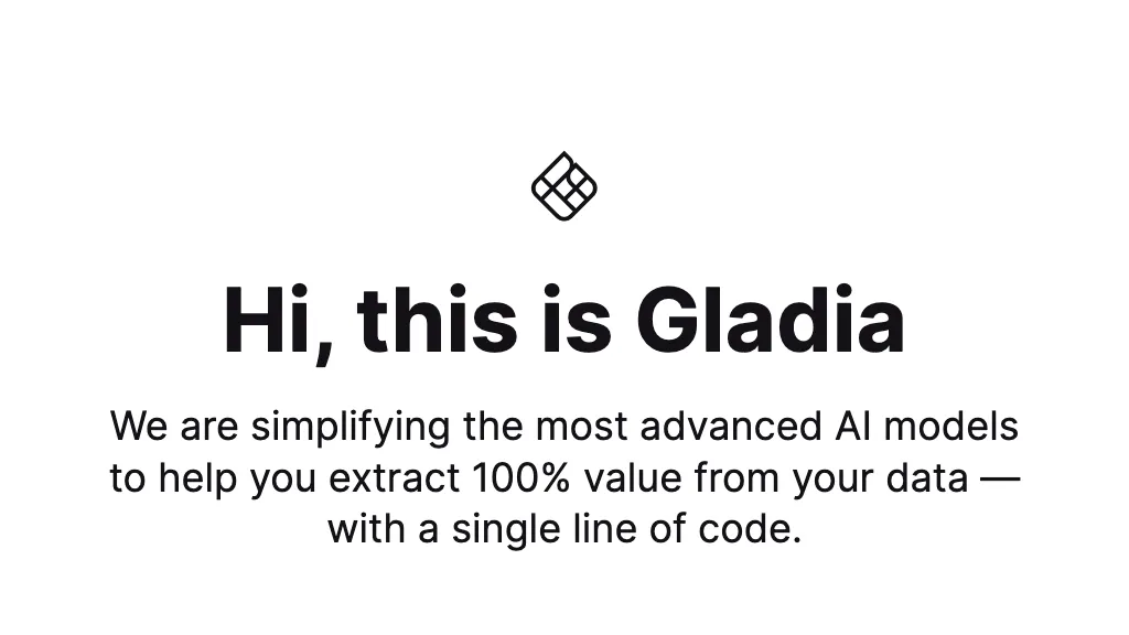 Gladia 工具截图